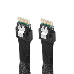 CY XCP[u PCI-E SAS 4.0 SFF-8654 4i 38s zXgSFF-8654 XSAS^[QbgP[u 40cm