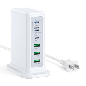 USB C [dXe[V 6 |[g[d 165W GaN }[d PD USB C 65W m[gp\R[d iPhone 16 15 14 Pro MaxAiPad ProAGalaxy S24/23AMacBook Pro/Air Steam Deck e ̑@Ή