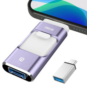 4in1 iPhone�Ή� USB������ 256GB ���� �o�b�N�A�b�v iPad�Ή� usb�������[ �X���C�h�� iOS/Type-C/USB/Micro