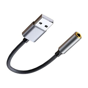 USB to 3.5mm I[fBI ϊA_v^ OtTEhJ[h wbhzE}CN[q̉ɐ݌vꂽUSB USB |[g 4ɁiTRRSj3.5mm ~j WbN wbhzE}CN[q WindowsAMac OS/X