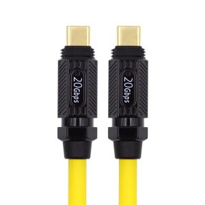 xiwai ハイフレックス ウルトラソフト シリコン 140W USB-C USB4ケーブル 20Gbps 8K Type-C オス-オス 延長ケーブル 電源とデータ ゲーミングキーボードマウス用 1m/3.3フィート