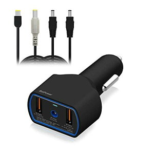 BatPower 120W ԍڏ[d bvgbv J[`[W[ i20V/15V Ή Lenovo Laptop Computer Ԃ̏[djLenovo Laptop Notebook Vehicle Car Auto ChargeriPhone 11/X/XR/8AiPad ProAGalaxy + ̑@Ή -CCL2