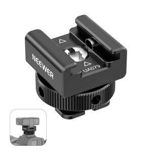 NEEWER �R�[���h�V���[�}�E���g�A�_�v�^�[ 1/4�l�W�t�� �R���p�`�u�� Mic 2 GO II ���C�����X�~�j�}�C�N �X�s�[�h���C�g�t���b�V�� �A���~���� ���h�~�I�t�Z�b�g�R���^�N�g�݌v UA079
