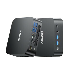 ACEMAGIC �~�jPC �����\AMD Ryzen 5 7430U���� 4.3GHz 6C/12T mini pc ryzen windows11 Pro 4K@60Hz3��ʏo�� WiFi 6 BT5.2 RJ45 LAN �É���p �����[�qType-C/HDMI2.0/DP/USB3.2*6 Vesa�}�E���g|32GB+512GBSSD���� K1
