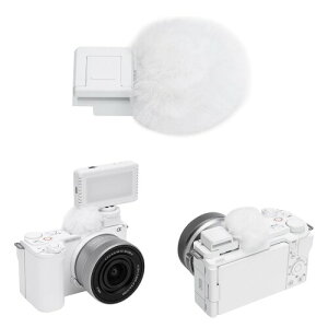 JJC �J���� �E�C���h�}�t �\�j�[ ZV-E10 II ZV-1 II ZV-E1 ZV-1F ZV-E10 ZV-1 ZV�V���[�Y�J�����p �R�[���h�V���[�E�B���h�}�t �R�[���h�V���[�}�E���g�A�_�v�^�[ �}�C�N�E�B���h�}�t �z�b�g�V���[�J