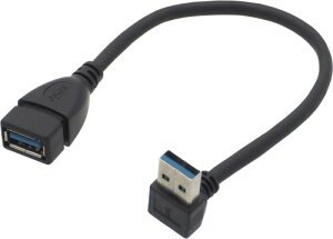 I[fBIt@ USBP[u  USB3.2 Gen1 5Gbps L USB-A IX - USB-A X USB3.0 USB3.1 Ή L^A USBP[u ubN 20cm