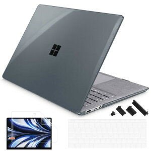SUROCASE For Microsoft Surface Laptop 5/4/3/2 P[X 13.5 C` Alcantara p[Xg f 1769 1867 1958 1959 vX`bNn[hVFP[X + L[{[hJo[, NX^ubN