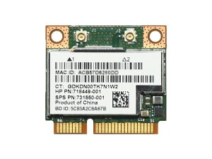 BCM943228HMB Dualband 2x2 802.11a/b/g/n 300Mbps Bluetooth 4.0 PCIe Mini WiFiJ[h LANA_v^[