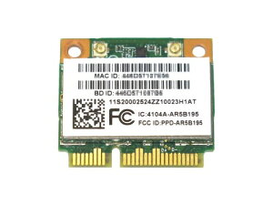 Laptopdiyparts m{ɓK 20002524 AR5B195 802.11b/g/n Bluetooth 3.0 PCIe Mini half LAN for G480/G485/G570/G580/G585/G780/Y480/Y580