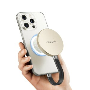 GiGimundo GQ20 2TB 外付けSSD磁気 マグネット付き 最大20Gbps高速2000 MB/s、丸型デザイン、高速ファイル転送、Type-Cスマートフォン、タブレット、ノートPC (Windows、Mac、Android対応)動画編集 写
