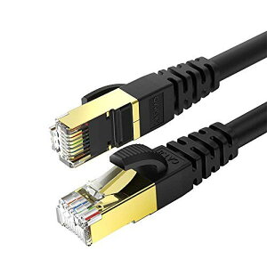 KASIMO 0.5m2{ LANP[u CAT8 JeS-8 26awg  MKrbg 40Gbps 2000MHz SFTP RJ45RlN^ c̐܂Ȃ WiFiP[u p\R PS3 PS4 PS5 XboxΉLP[u (0.5m-2pack, )