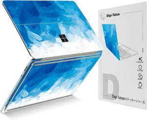 Digi-Tatoo Surface pXLV[ Jo[ XebJ[ (2023 Surface Laptop Studio 2p) SgیAO\Ah~юct[ (Blue Paint)