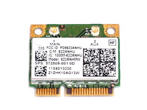 Laptopdiyparts 60Y3231 572509-001 Ce Centrino Advanced-N 6200 802.11a/b/g/n J[h for Thinkpad T410 T410s T410Si T510 W510 W701 X100e X201 X201 TABLET L410 L412 L510 L512 SL410 SL510