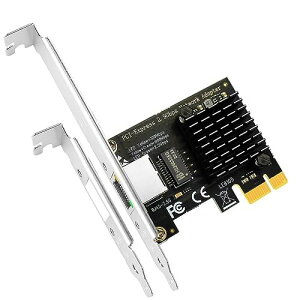 GLOTRENDS LE8105 2.5Gb PCIe lbg[NJ[hifXNgbvPCpjA2500/1000/100Mbps MKrbgC[Tlbg RJ45 LAN |[gAPCIe x1 C^[tF[XAW^ђvt@CuPbg