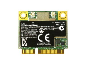 Laptopdiyparts HP純正 724935-001 + 汎用 BCM94352HMB BCM4352 802.11a/b/g/n/ac 867Mbps WLAN + Bluetooth 4.0 PCI Express mini Card