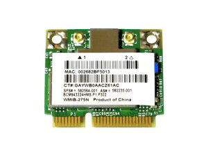 HPɓK 582564-001 582564-002 + ėp BCM943224HMS BCM43224 fAoh 2.4GHz/5GHz 802.11a/b/g/n 300Mbps J[h