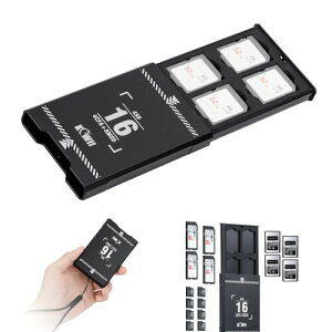 KIWIFOTOS [J[hP[X ^ 4SD SDHC SDXC J[h + 8 Micro SD TF MSDJ[h + 4 CFexpress Type A J[h [\ e SDJ[hP[X }CNSDJ[hP[X y gѕ֗ h~