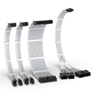 EZDIY-FAB PCIe 5.0 12VHPWR dp PSUP[u X[uP[uA24s ATX/(4+4) s EPS/16 s (12+4) - 4X PCIE 8 sPCIEAdP[u GPU RTX4090/4080/4070Ti P[u16AWG - 