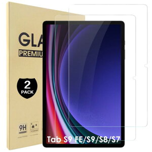 Hianjoo 2Zbg Samsung Galaxy Tab S9 FE/S9 Ή یtB KX Samsung Galaxy Tab S9 FE/S9/S7 Ή tB KXtB tیtB (dx9H/Uh~/ߗ)