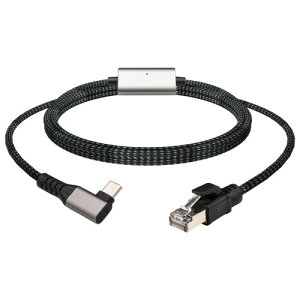 Leehitech 3M L^ MKrbg USB C to LLAN A_v^[P[u 1000MM` Type-C to RJ45 C[TlbgϊP[u ڐڑxȂThunderbolt 3/4AiPhone15/16A MacBook Air/ProAiPadAPS5AChromebo