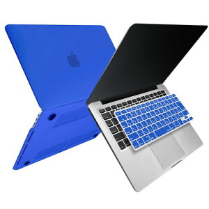 MS factory MacBook Pro 13 Retina 用 ケース カバー + 日本語 キーボードカバー マックブックプロ 13インチ レティナ ハードケース Pro13 Late 2012 〜 Early 2015 A1425 A1502 全12色 マット加工 ブルー 青 RMC