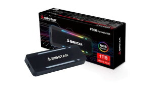 BIOSTAR USB3.2 Gen2 Type-CΉERGB LEDڃ|[^uSSD 1TB ( P500-1TB )