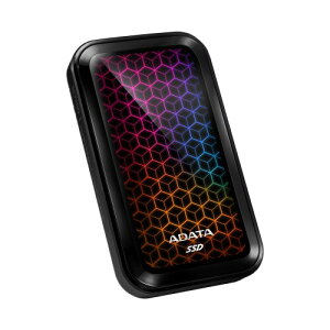 ADATA Ot |[^uSSD USB 3.2 Gen2 őǍ/1000/800MB/s RGB C~l[V PS5/Win/Mac/Linux/AndroidΉ 3Nۏ Kۏ SE770GV[Y ASE770G-1TU32G2-CBK