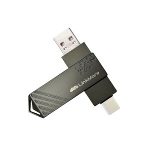 LinkMore 128GB USB 2in1 OTGΉ Type-A & Type-C 360x] 