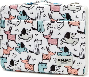 Kinmac 360° veNeBu NbV bvgbv X[u obO |Pbgt nhtMacBook Air 13C`,iPad Pro 13C`,12.5C``13.3C`Ή (Cartoon Dogs)