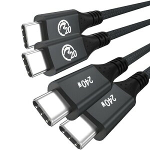 UseBean 240W USB CP[u 3M, (2{Zbg) PD3.1 USB-C & USB-C 3.2 Gen 2 20Gbps P[u 4K@60Hz fo ^Cvc P[u Type C to C P[u iPhone 15AMacBookAiPad Mini ProAMatebookAXperiaAGalaxy S24Type C@