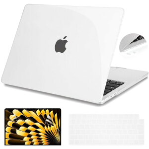 Teryeefi MacBook Air 15 C` P[X 2023 2024 A3114 M3/A2941 M2fΉ, y Ϗ? یJo[JIS{ L[{[hJo[tیtB}bNubNGA[ 15C` Jo[ AN