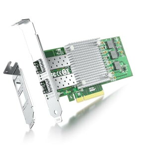 ipolex 10Gb NIC SFP+ PCIE lbg[NJ[h,Broadcom BCM57810SRg[t,fA SFP+|[g,PCI-E X8/X16,PCI Express LAN J[h,Windows Server/Windows/Linux/VMwareΉ