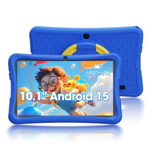 HCNCP 10.1�C���`HD�X�N���[���L�b�Y�^�u���b�g�AAndroid 15 �L�b�Y�X�y�[�X&YouTube Kids �Ή�&iKids�Ή��A4�R�A�v���Z�b�T�A6GB+32GB�A���O�C���X�g�[�����ꂽ����A�v���A�q���p �m��A�v���g��