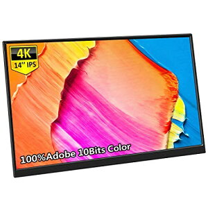 Corkea 14C`oCj^[ 4K𑜓x 3840*2160 oCfBXvC Adobe RGB 100%F IPSpl zfUC ^ y USB Type-C/HDMI/Mini DP X^ht