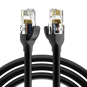 BENFEI Cat 6 �C�[�T�l�b�g�P�[�u�� 2M�A250MHz 10Gbps �l�b�g���[�N�P�[�u���ARJ45 LAN�P�[�u���i10/100/1000/10000 Mbps �l�b�g���[�N�Ή��j�A���[�^�[�A���f���A�Q�[���@�A�X�g���[�~���O�f�o�C�X�A