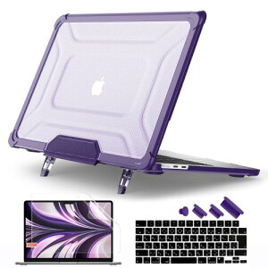 Batianda Ή15 C` MacBook Air (M4) 2025 2024 M3ɂȕیP[X-ShՓ˖h~݌v܂肽ݎX^h-ϋvσXNb`h~AL[{[htB+XN[یtB