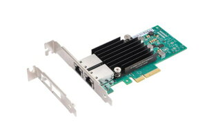 XikeStor 10gbps LANJ[h NIC PCI-E lbg[NJ[h fAd|[g 1/2.5/5/10Gbps C[Tlbg LAN A_v^[ Intel X550-T2 zXg `bv fXNgbv PC T[o[Windows/LinuxΉ | SKN-X550-2B