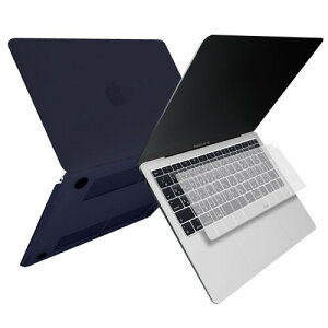 MS factory MacBook Air 13 2019 2018 用 ケース カバー + 日本語 キーボードカバー マックブック エアー 13インチ ハードケース Air13 Retina A1932 Touch ID 全12色 マット加工 ネイビー 紺 RMC series RMC-SETA13