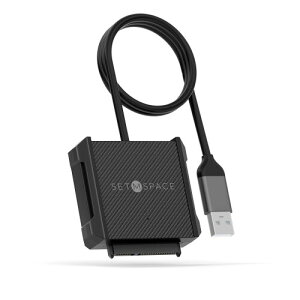 SETMSPACE SATA USB2.0ϊP[u 2.5C`n[hfBXNhCuHDD SSD SATA USB ϊP[u-1[g