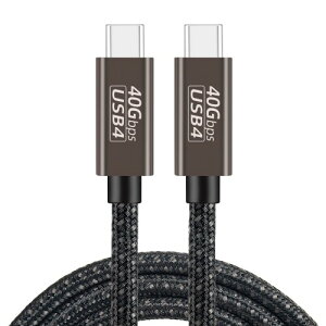 Thunderbolt 4 P[u(KF, 0.5m) U SB4Ή Popolier ( 240Wo / 40Gbpsf[^] / 8KE4K / U SB 3.2/3.1/3.0/2.0 ) T_[{g 4P[u US B4Thunderbolt 3U SB-CƉʌ݊ X}[gtHA