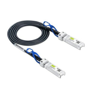 10Gtek 25G SFP28 SFP + DAC�P�[�u�� 25GBASE-CR SFP28 to SFP28 �p�b�V�u ���ڐڑ����� Twinax�P�[�u�� Cisco SFP-H25GB-CU0.5M�AMeraki�AUbiquit�AMikrotik�AFortinet�A Netgear�AD-Link�ASupermicro�ATP-Link�Ȃǌ݊� 0.5m