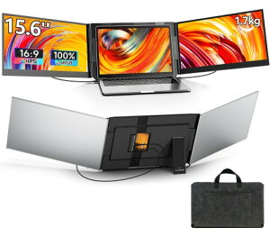 LGGST 15.6 �C���` �f���A�����j�^�[ �g���v�����j�^�[ FHD 1080P IPS�p�l������ 180°��]��16:9�A�X�y�N�g�� ���O���\�f�B�X�v���C �m�[�g�p�\�R���g���Ń}���`�^�X�N������ �I�t�B�X/�Q