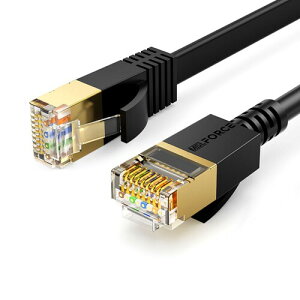 ���{�̒������ MSL FORCE CAT8 LAN�P�[�u�� 0.5m 40Gbps 2000MHz �������ʐM RJ45 �L��LAN�P�[�u�� S/FTP��d�V�[���h �J�e�S���[8 Cat7/Cat6A/Cat6/Cat5e�݊� �Q�[�~���O PC ���[�^�[ PS5�Ή�(CAT8(40Gbps�Ή�), 0.5
