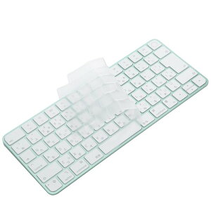 L[{[hJo[ for iMac Magic Keyboard {zJIS (Touch ID, eL[Ȃ, A3118/A2449), 2021~2024N 24C` M1 M3 M4`bv iMac Magic Keyboard p,  TPU? hhoJo[ یJ