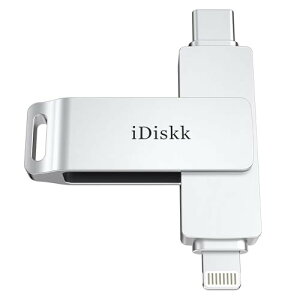 Apple MfiF؍ Lightning+Type-C iPhone 16/15 Ή iDiskk 128GB iPhone USB tbVhCu Ot[ On[hfCXN X}zp X}[gtHXg[Wg gѓdbeʕs