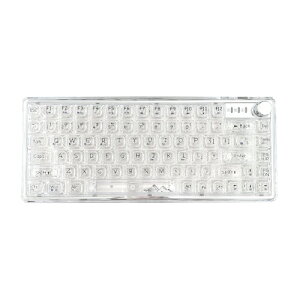 ROTISNAR × EWEADN V82 �N���X�^���������J�j�J���L�[�{�[�h 81�L�[+1 �m�u �t�� 75%���C�A�E�g 3���[�h�����ڑ� Bluetooth/2.4G/Type-C ���C�����X�L�[�{�[�h �z�b�g�X���b�v�Ή� RGB���C�g Mac/Win�Ή�