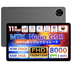 Android �^�u���b�gG99 AI����11�C���`�A���h���C�h�^�u���b�g Wi-Fi/SIM�ʘb���f�� ��e��24GB+256GB FHD incell 90Hz IPS���Z���T �W���C����F�� GPS���� GMS/TELEC�F�؍� �y��510g�t�����^���{�f�B���{