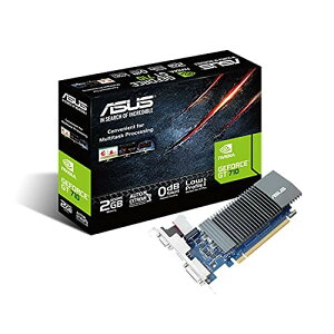 ASUS NVIDIA GeForce GT 710 / 2GB GDDR5 / HDMI 2.0b / HDMI 1.4a / t@X݌v / 2slot / GPU Tweak II / GT710-SL-2GD5-BRK