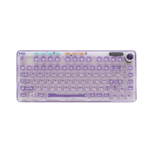 OUSEITECH X Aula F81 �Q�[�~���O�L�[�{�[�h ���J�j�J�� �����L�[�{�[�h �����L�[�L���b�v 81�L �[���C�����X �z�b�g�X���b�v�Ή� RGB�o�b�N���C�g BT4.0�ABT5.0/2.4G/USB-C �K�X�P�b�g���� Android/OS/Ma