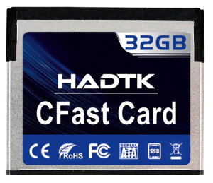 HADTK 32GB CFastJ[h Ɩp/YƗp gCfast2.0 SSD MLC NAND tbV [ J[h J YƋ@Ή ϋv 3Nۏ
